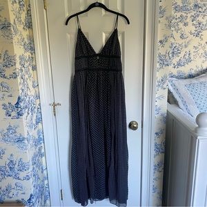 Max Studio Printed Cutout Maxi Dress